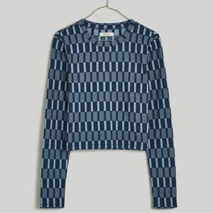 Madewell Fineribbed Long Sleeved Top NWT